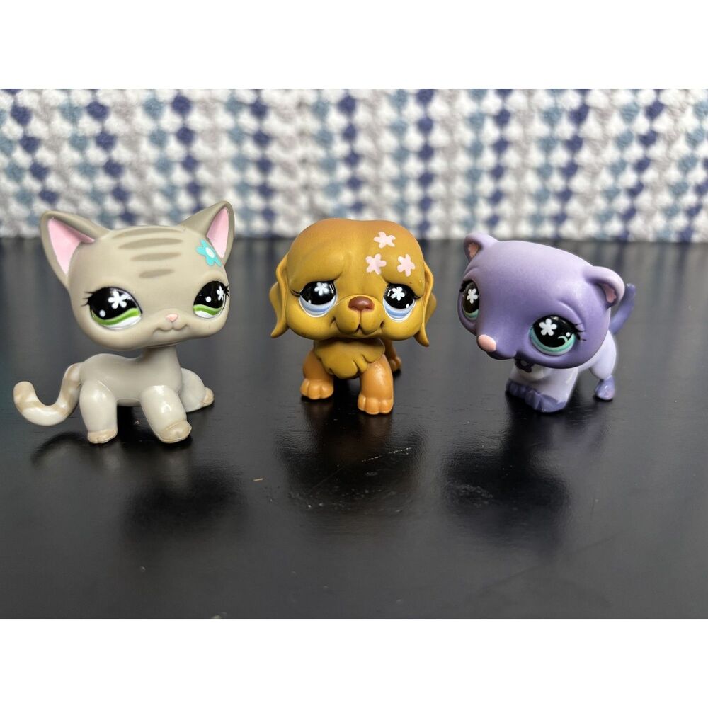 LPS Cozy Care Center St. Bernard #481, Ferret #482, Shorthair Cat #483 - Picture 2 of 6